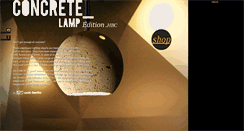 Desktop Screenshot of concrete-lamp.com